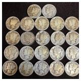 Mercury Dime Mixed Date Ten Cent Coin Collection L