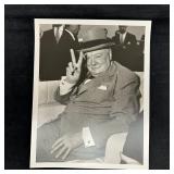 Black and White Analog Photo Print of Winston Chur
