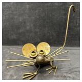 Handcrafted Scrap Metal Steampunk Style Mouse Folk