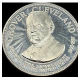 Grover Cleveland Sterling Silver Presidential Coin