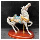 Lenox The Seaside Carousel Horse Hand Painted Porc