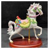 Lenox Carousel Tropical Horse Bisque Porcelain 24K
