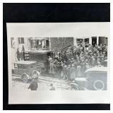 Black and White Analog Photograph Print Police Pat