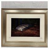 Will Lurcott Painting Tombstone in a Forest Landsc