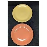 2 Ceramic Colorful Similar To Fiestaware Serving P