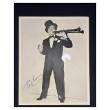Signed Publicity Photo Of Musician Ted Lewis