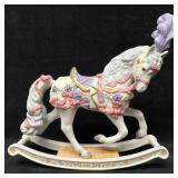 Lenox The Victorian Rocking Horse Fine Bisque Porc