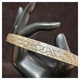Beau Sterling Silver Bangle Bracelet O53