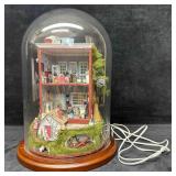 Mother Goose Nursery Rhyme Dollhouse Diorama in Gl