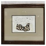 Alain Despert Mixed Media Drawing Sketch Illustrat