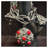 .800 Silver Middle Eastern European Style Charm Br