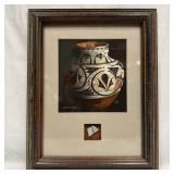 Michael Clayton McCullough Signed Framed Zia Potte