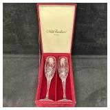 Pair of Noble Excellence Windsor Lead Crystal Cham