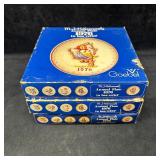 Lot of 3 Goebel M.J. Hummel 1976 Annual Collector