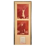 Harry Connick Autographed Testimonial Dinner Card