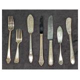 Stainless Steel & Silver Plated Butter Knives & Fl