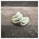 Triple Sinuous Overlapping Bands Sterling Silver R