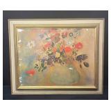 Framed Print On Wood Board Of Odilon Redon