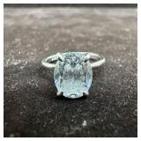 Cubic Zirconia Solitaire Setting Four Prong Design