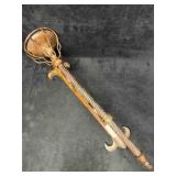 Brown Amber Twisted Spiral Metal Candle Holder Dec