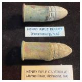 Civil War Era Relic Bullet .44 Cal. Henry Rifle Ca