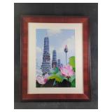 Bangkok Tower Flower By Etta Jean Juge