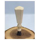 Antique Sterling Desk Seal With Carved Bone Handle