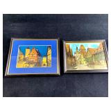 (2) Framed Photographs of Europe