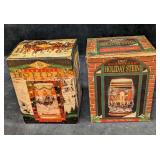 1996 And 1997 Budweiser Holiday Steins With Boxes