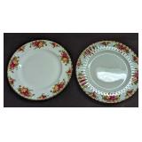 2 Royal Albert Old Country Roses Dinner Plates A