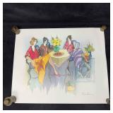 Itzchak Tarkay Seriolithograph Blissful Moments