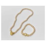 Designer Nolan Miller Glamour Collection Pearl Nec