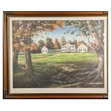 Framed S/N Thomas Stahl Blennerhassett Mansion Pri