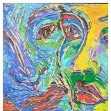 Joulia Vitaliy Carved Fresco on Masonite