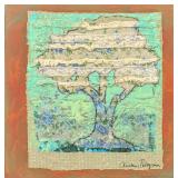 Christine Peloquin Original Mixed Media On Wood X1