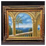 W. Dave Signed Original Oil Painting on Canvas Oce