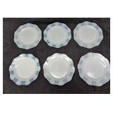 6 MacBeth Evans American Sweetheart Dinner Plates