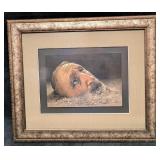 Original Wieslaw Walkuski Mixed Media Burial of Po