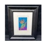 Framed Digital Art "She Who Has a Great Attitude"