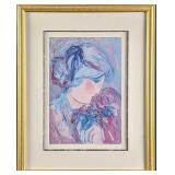 Barbara A Wood Vintage Limited Edition Lithograph