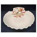 Fitz & Floyd Coral Shells Hand Painted Bowl