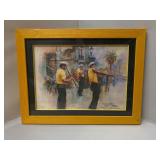 "Street Jam" Tommy Thompson 1999 42/900 Watercolor