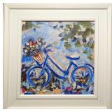 Framed Michelle Brunner Bike 2 Gel Print