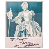 Autographed Licia Albanese Publicity Photo Print O