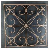 Vintage Iron Wall Sculpture