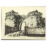S&N Vintage Jerusalem Gate, Bï¿½dingen Germany Print