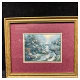 Thomas Kinkade Accent Print Framed Stillwater Brid