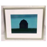 Framed & Signed Clare Malloy Barn Landscape Retire