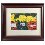 Framed  Etta Jean Juge Fruit Stand Photo