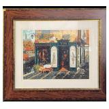 French Cafï¿½ Framed Art Print